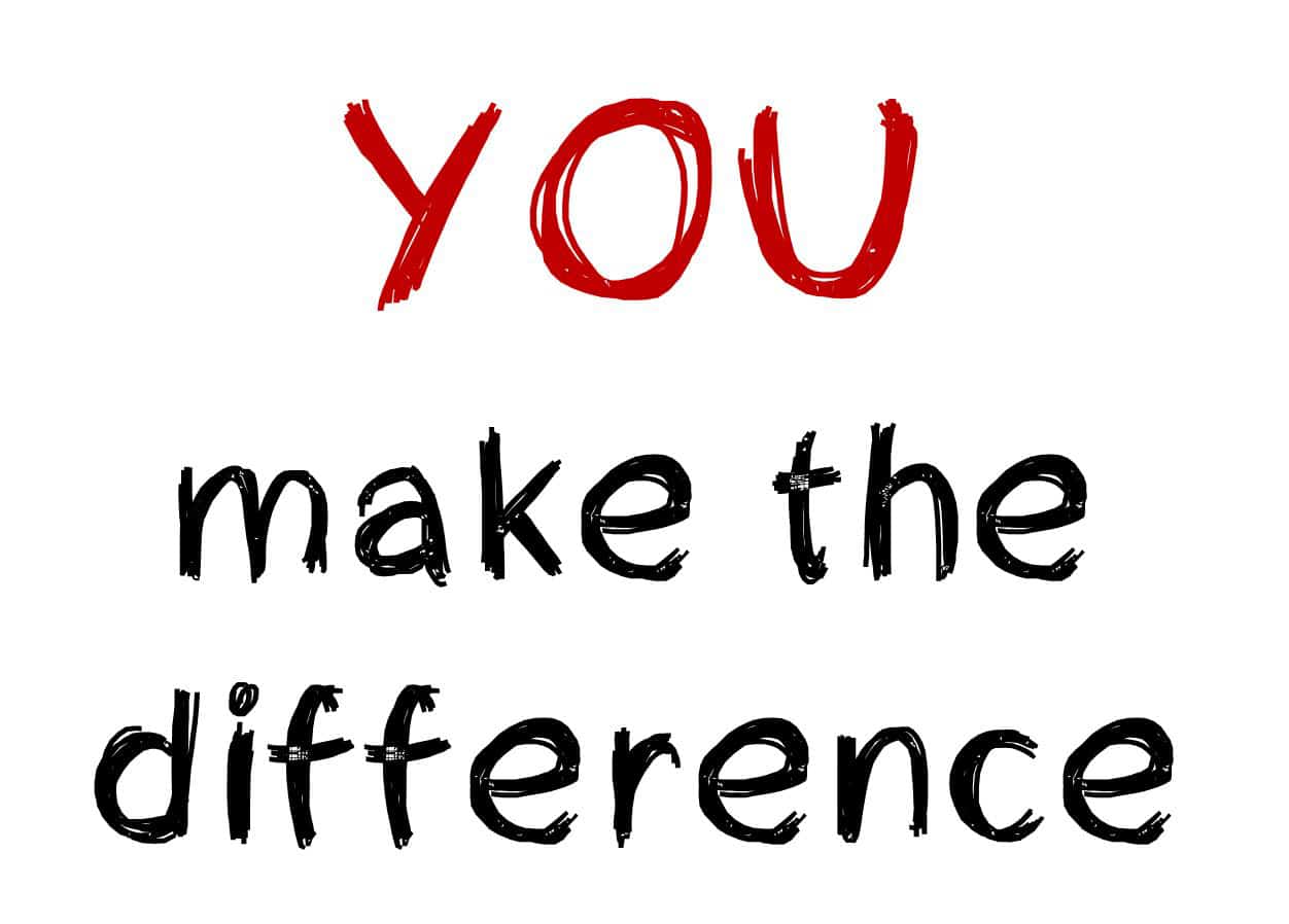 Image sur laquelle est inscrit you make the difference - Faire la différence lors d'un entretien de recrutement